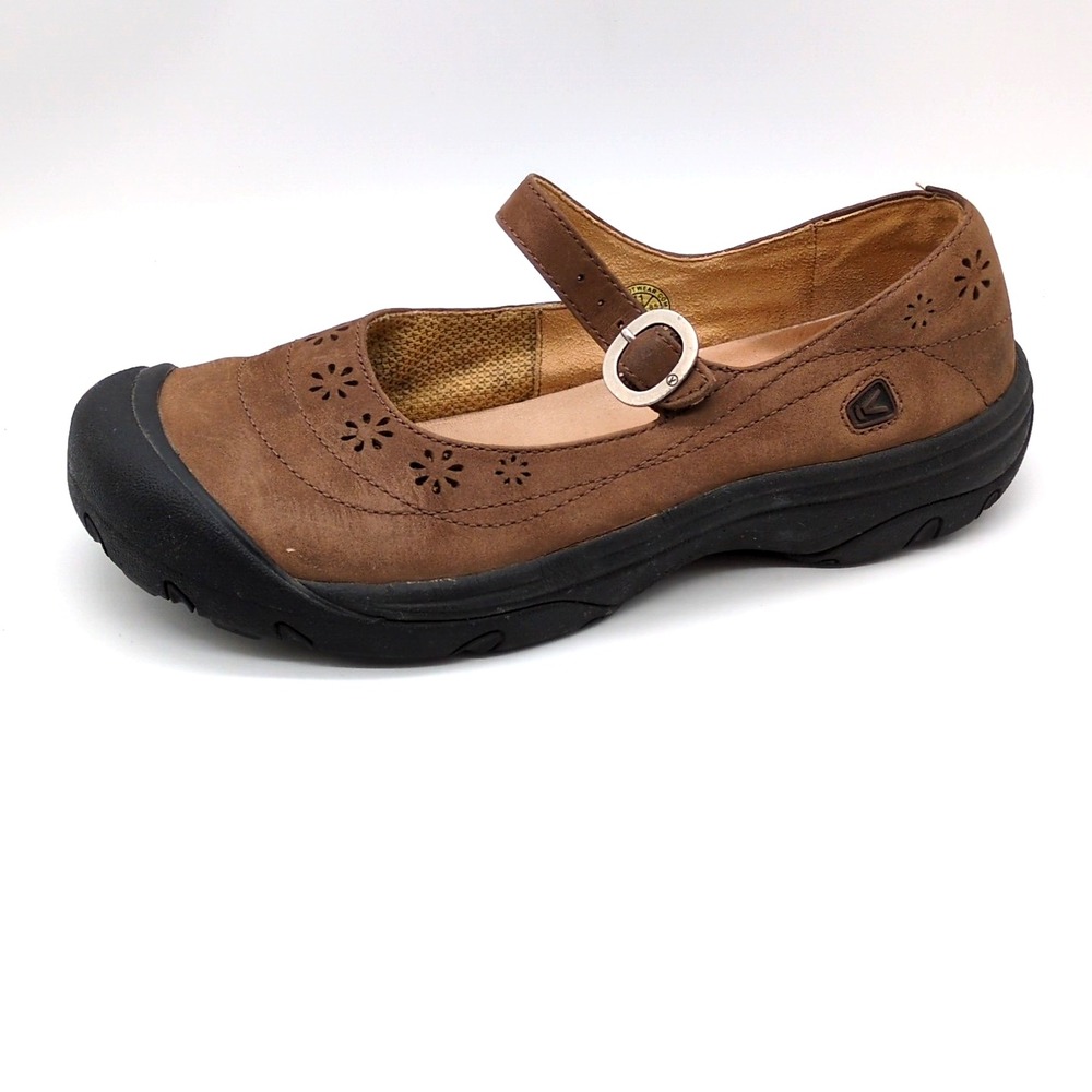Keen Shoes Womens Brown 11 Suede Mary Jane Walking Comfort Buckle Strap